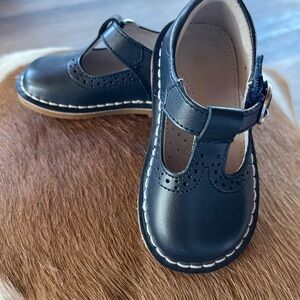 L’Amour Classic Navy Blue Mary Jane Kids Shoes